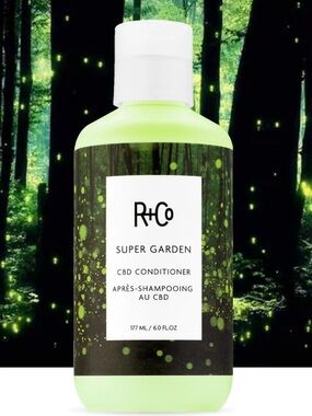 $36 Authentic R+Co Super Garden CBD HAIR Conditioner 177 ML/ 6.0 FL.OZ
